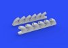 Eduard 648271 P-40B exhaust stacks  AIRFIX 1/48 